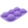 2 PCS 6 Even Small Semi-Circular Silicone Cake Mold Jelly Scented Candle Plaster Mold Random - 4 of 4