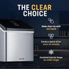 Newair Countertop Clear Ice Maker, 40 lbs. of Ice a Day with Easy to Clean BPA-Free Parts, Perfect for Cocktails, Scotch, Soda and More - 4 of 4