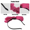 Unique Bargains Women's Fashion Satin Bow Knot Headband 0.31 Inch Wide 1 Pc - 3 of 4