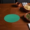 Unique Bargains Trivet Round Rope Woven Mat Cotton Non-woven Fabric 8.66"x8.66"x0.31" - 2 of 3