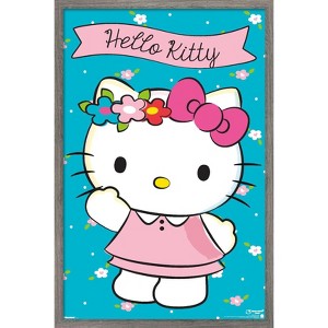 hello kitty with pink dress  