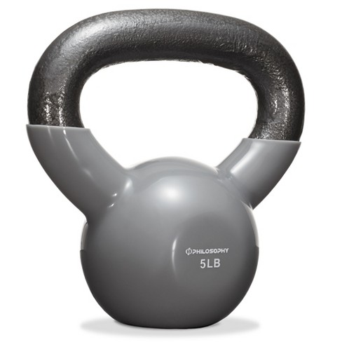 Philosophy Gym Vinyl Coated Cast Iron Weights Gray : Target