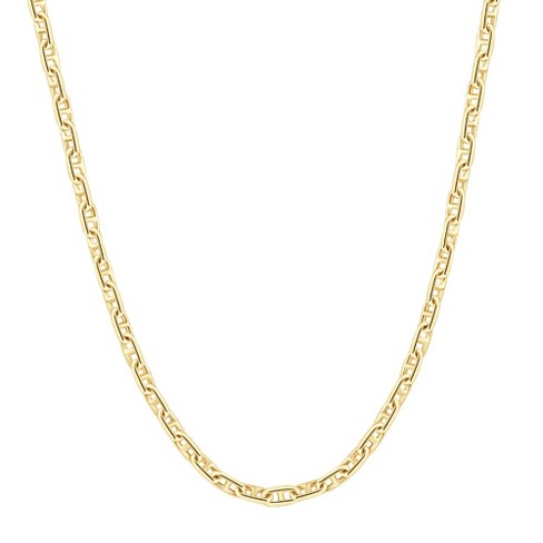 Pompeii3 14k Yellow Gold Marine Women's 24" Chain Necklace 22 Grams 5.5mm Thick - image 1 of 4