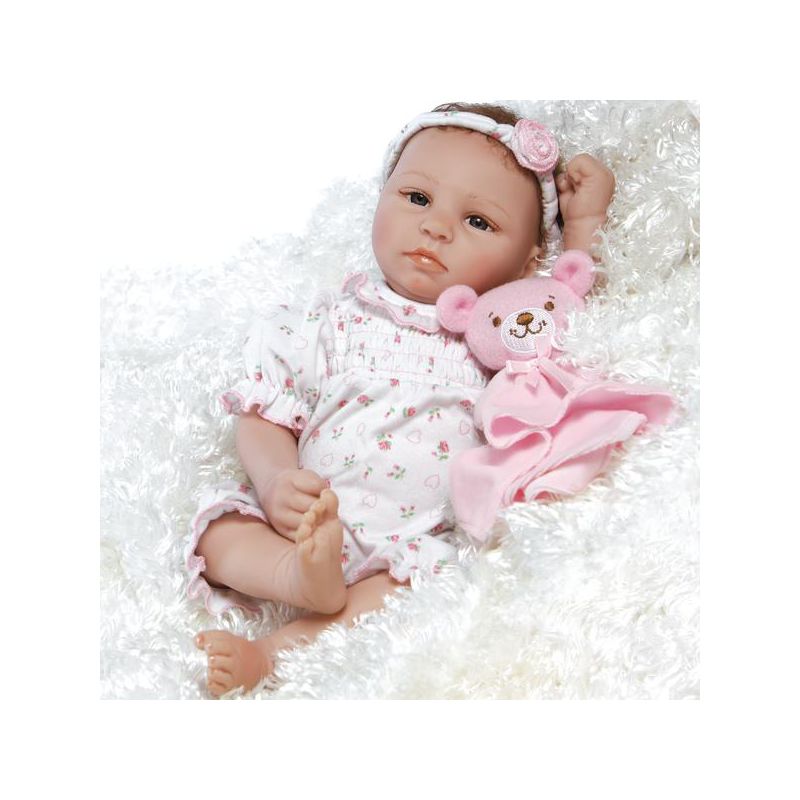 Paradise Galleries Lifelike & Realistic Newborn Reborn Baby Doll, Bundle of Joy, 18-inch Weighted Baby in GentleTouch Vinyl, 5-Piece Set, 5 of 7