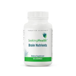 Seeking Health Brain Nutrients, Brain Fog and Memory Support, Cognitive Function and Energy Support, Focus and Concentration Supplement (60 lozenges) - 1 of 4