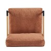 NicBex Minimalist Accent Chair with Cushions Contemporary Reading Chair with Metal Frame and Wooden Armrest Design for Living Room - 4 of 4