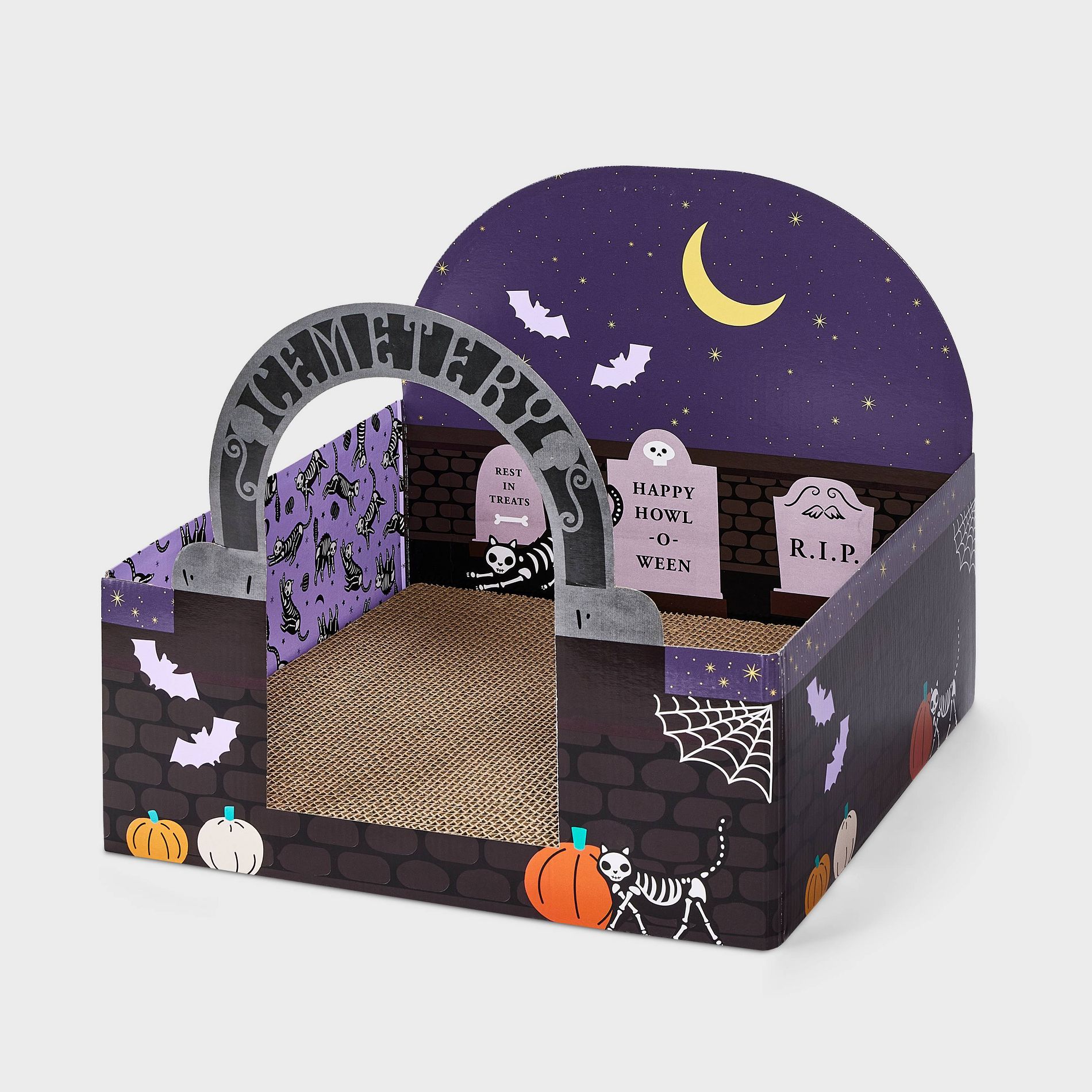 Graveyard Cat Pad Scratcher - 14.9" - Boots & Barkley™