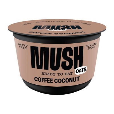 MUSH Gluten Free and Vegan Coffee & Coconut Cream Ready-to-Eat Oats - 5oz