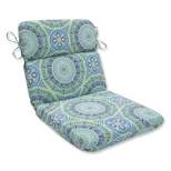Outdoor/Indoor Delancey Rounded Corners Chair Cushion - Pillow Perfect