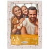 PosterPalooza | Photo Size Shabby Chic White Picture Frame - UV Acrylic, Foam Board Backing, Hanging Hardware - 3 of 4