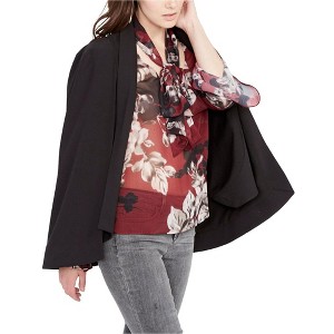 Rachel Roy Womens Tuxedo Cape Jacket - 1 of 1