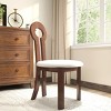 Accent Chairs Set Of 2,Accent Chairs Modern,Dining Chairs Wood,Sheep Plush Dining Chair,Furniture Indoor-Maison Boucle - 3 of 4