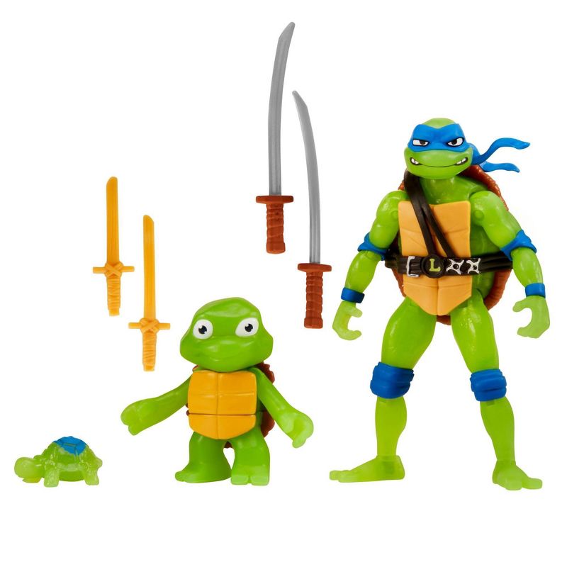 Teenage Mutant Ninja Turtles: Mutant Mayhem Making of a Ninja Leondardo Action Figure Set - 3pk, 5 of 10
