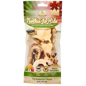 Fieldcrest Farms NOTHIN' TO HIDE Holiday Gift Pack Chicken/Beef Dog Chews - Small(Pack of 12) - 1 of 3