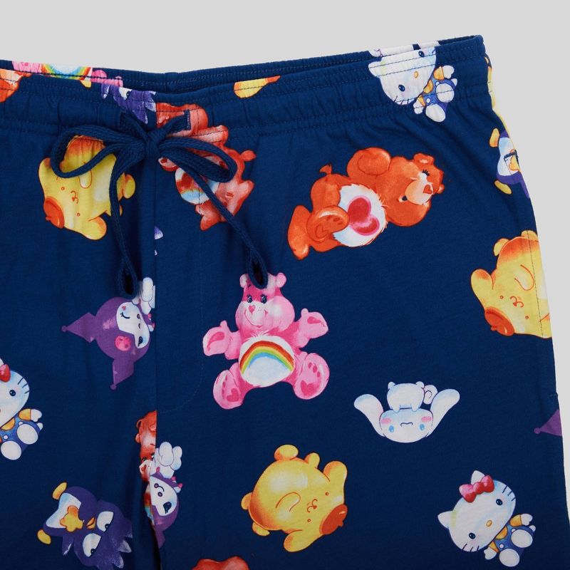 Men's 9" Care Bears x Sanrio Pajama Shorts, 2 of 4