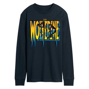 Men's - Marvel - Wolverine Logo Long Sleeve Graphic T-Shirt - 1 of 4