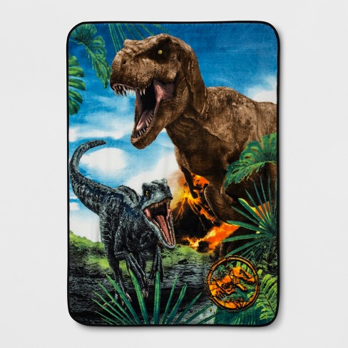 Jurassic World Landscape Reversible Twin Comforter and 3 ...