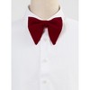 Allegra K Men's Pre-tied Solid Color Formal Party Prom Velvet Bow Ties One Size - 2 of 4