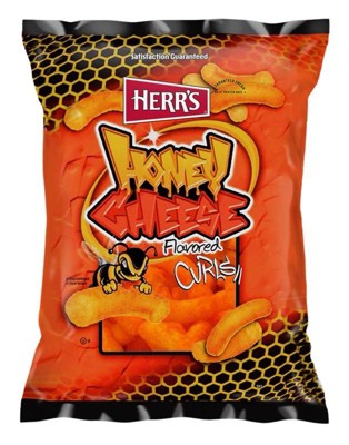 Herr's Honey Cheese Curls - 7.5oz : Target