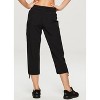 RBX Active Women's Relaxed Lightweight Woven Cargo Capri Pant - 3 of 4