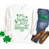Simply Sage Market Women's Graphic Sweatshirt Not Lucky Just Blessed - 3 of 4