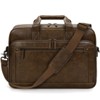 Mens Laptop Bag 16 Inch Leather Briefcase Vintage Messenger Bag for Men Office Computer Bag - 2 of 4
