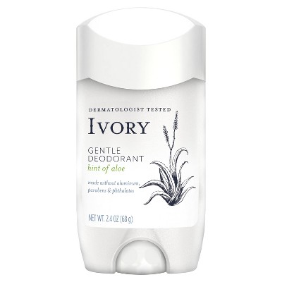 Ivory Gentle Aluminum Free Deodorant Hint of Aloe - 2.4oz