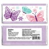 Big Dot of Happiness Beautiful Butterfly - Candy Bar Wrapper Floral Baby Shower or Birthday Party Favors - Set of 24 - 2 of 4