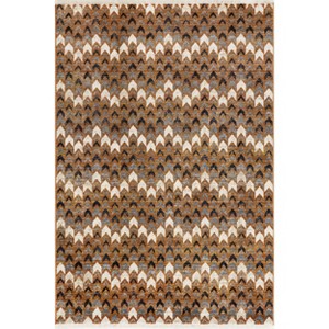 Nuloom Genie Chevron Bohemian Fringe Indoor Area Rug, 5' x 7' 10", Rust - 1 of 4