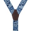 Ascentix Men's Paisley Skulls Convertible Clip End Suspenders - 2 of 4