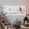 Northlight 23.5" Framed It's A Wonderful Life Christmas Wall Sign - 2 of 4