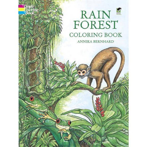 Download Rain Forest Coloring Book Dover Nature Coloring Book By Annika Bernhard Paperback Target