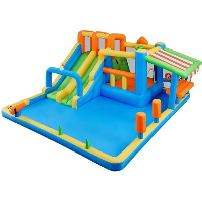 Yaheetech 10-in-1 Water Bounce House with Slides for Kids Aged 3 to 8