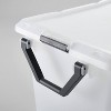 128qt Extra Large Wheeled Latching Storage Box - Brightroom™ : Target