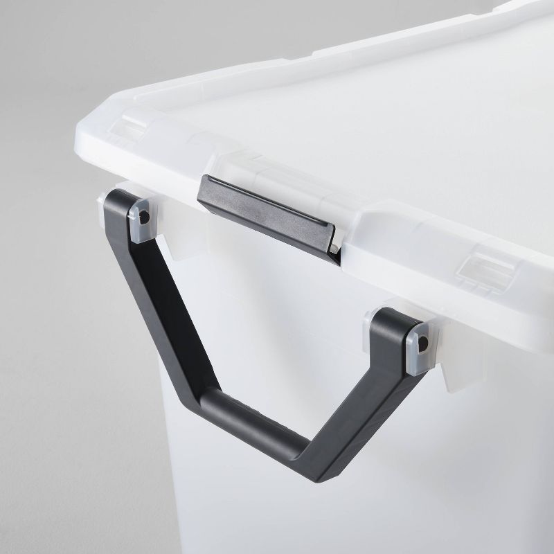 128qt Extra Large Wheeled Latching Storage Box - Brightroom&#8482;, 4 of 5