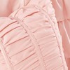 Gracie Mills Ismerie 4-Piece Solid Ruffles Comforter Set - Full/Queen - Blush - 3 of 4