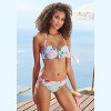 Women's Floral Textured Classic Bikini Swimsuit Bottom - LASCANA - 3 of 4