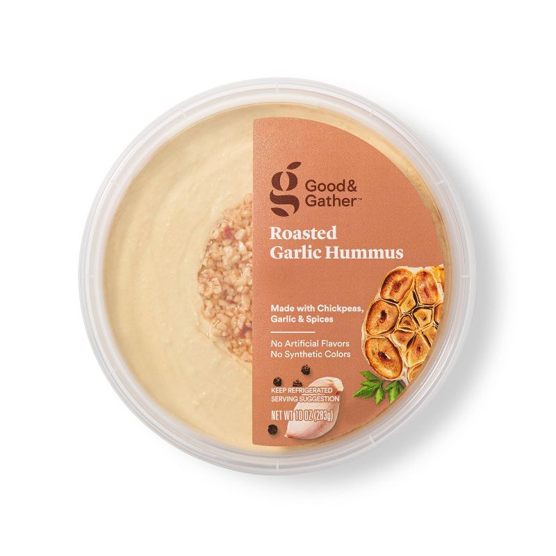 Roasted Garlic Hummus - 10oz - Good & Gather&#8482;, 1 of 9