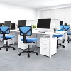 NicBex Office Chair with Adjustable Height Modern Nylon Mesh Armless Computer Chair with Wheels and Lumbar support for Office, Study, Bedroom - 2 of 4