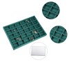 Unique Bargains 30 Grid Jewelry Tray Stackable Tray Showcase for Rings Earrings Necklace Bracelet Pendants 1 Pc - 3 of 4