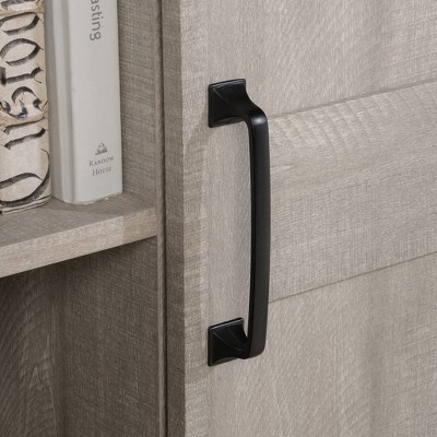 Spring Maple Adjustable Shelving Sliding Door Storage Cabinet