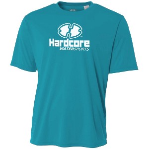 Hardcore Men's Short Sleeve Rash Guard Surf Shirt - Relaxed Fit Swimwear Designed for Combined Comfort and Performance - 1 of 4
