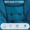 Modern Lazy Chair with Side Pocket, Large Comfy Lounge Armchair for Living Room, Bedroom, Office, Easy Assembly - 4 of 4
