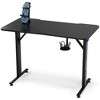 Costway Gaming Desk Home Office Pc Computer Desk W/led Lignt&gaming Handle  Rack : Target