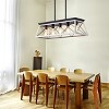 31"H Farmhouse 5-Lights Vintage Metal Pendant Light, Adjustable Metal Cage Chandeliers,Ceiling Lights Light Fixtures -The Pop Home - 2 of 4