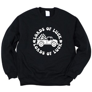 Simply Sage Market Women's Graphic Sweatshirt Loads Of Luck Truck - 1 of 3