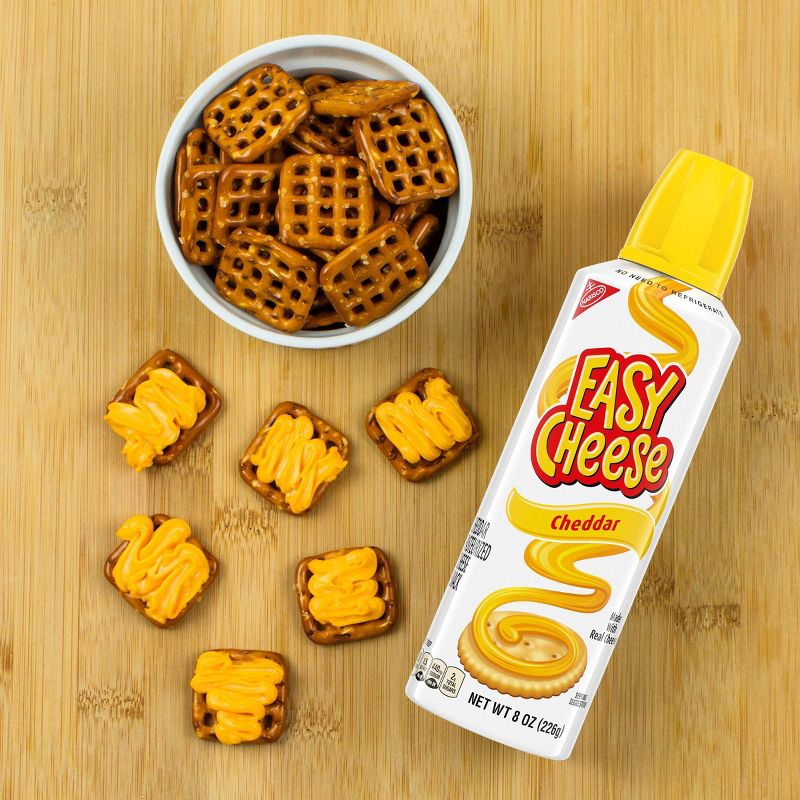 Easy Cheese Cheddar Cheese Snack - 8oz, 5 of 19