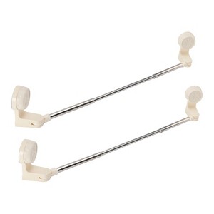 Topteng 2 Pack Metal Towel Bar for Bathroom & RV Shower Corner - 1 of 4