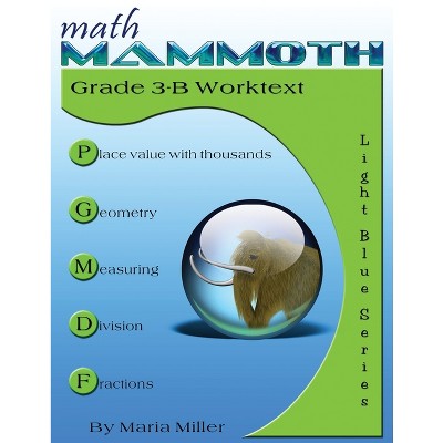 Math Mammoth Grade 3-b Worktext - By Maria Miller (paperback) : Target