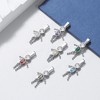 Baby Boy or Girl Birthstone Charm for Mom  Family Tree Grandma Necklace by Ginger Lyne CZ Sterling Silver - 4 of 4